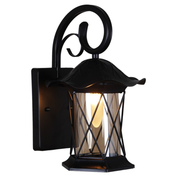 Уличный настенный светильник Reluce 08281-9.2-001U BK RLOS