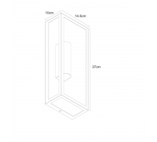 Уличный настенный светильник Arte Lamp Belfast A4569AL-2BR