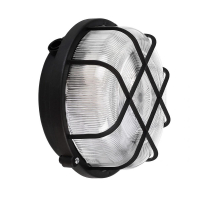 Уличный настенный светильник Deko-Light Syrma Round Black 401015