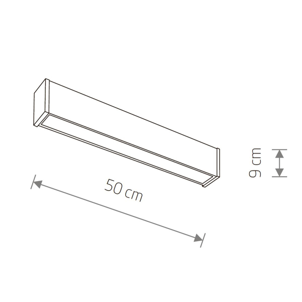 Уличный настенно-потолочный светильник Nowodvorski Outline Led S Black 11360