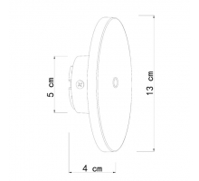 Уличный настенный светодиодный светильник Arte Lamp Nimbo A4506AL-1BK