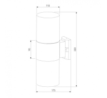 Уличный настенный светильник Elektrostandard Roil 35125/D a055636