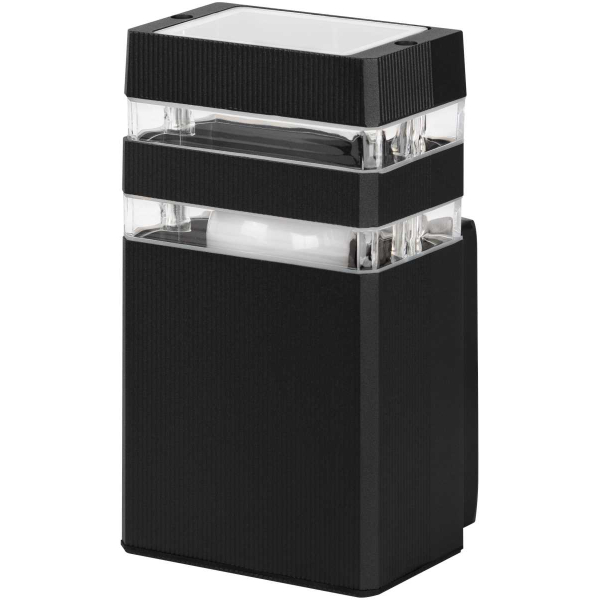 Светильник уличный настенный ЭРА «Астрея» GBW-101-BL-0200 230В 1хЕ27 IP54 вверх черный Б0069590