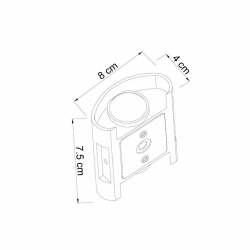 Уличный настенный светодиодный светильник Arte Lamp Bosto A3122AL-2WH