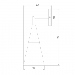 Уличный настенный светильник Elektrostandard Vesto 35171/D a066198