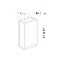 Уличный настенный светильник Arte Lamp Marfik A2322AL-1GO