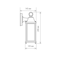 Уличный настенный cветильник Elektrostandard 1008D Brick белый a038439