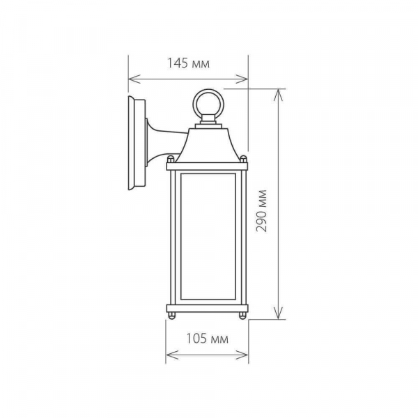 Уличный настенный cветильник Elektrostandard 1008D Brick белый a038439