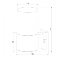 Уличный настенный светильник Elektrostandard Roil 35125/U a055630