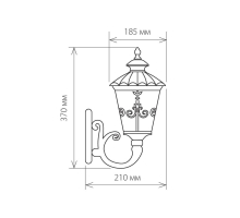 Уличный настенный светильник Elektrostandard Diadema a028003