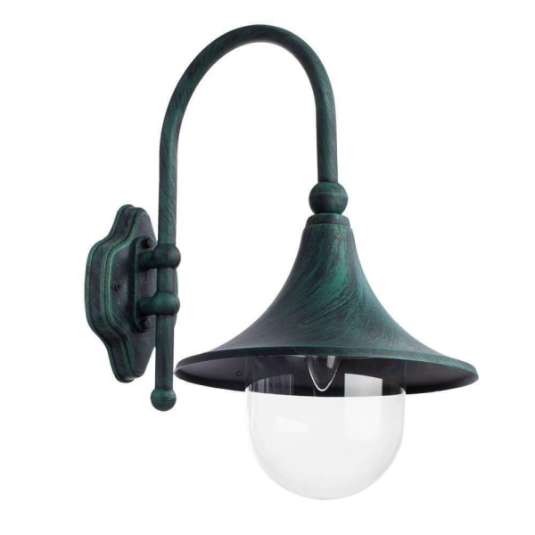 Уличный настенный светильник Arte Lamp Malaga A1082AL-1BG Уличный настенный светильник Arte Lamp Malaga A1082AL-1BG