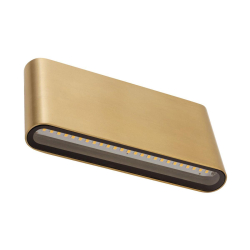 Уличный настенный светильник Nowodvorski Semi Led M Brass 11366