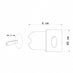 Уличный светодиодный светильник Arte Lamp Piazza A3402IN-1BK