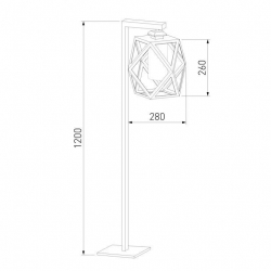 Уличный светильник Elektrostandard Ambra 35133/F черный a056235