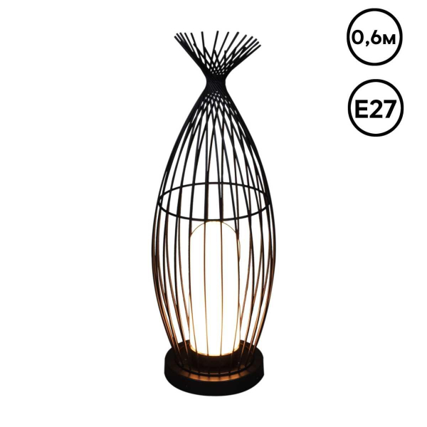 Уличный светильник Reluce 09981-0.7-001JH 0.6M E27 BK RLOS