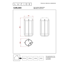 Уличный светильник Lucide Garland 27821/01/30