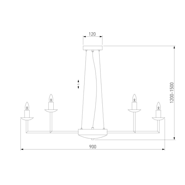 Подвесная люстра Eurosvet Cariso 60150/18 хром