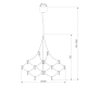 Подвесная люстра Bogates Adit 90400 LED a072123