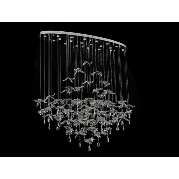 Подвесная люстра Newport 8220/140 С oval chrome М0071691