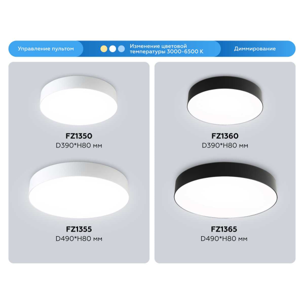 Люстра Ambrella Light ORBITAL FZ1355