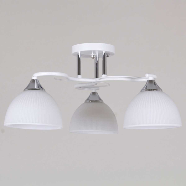 Потолочная люстра Reluce 85460-0.3-03 WH+CR