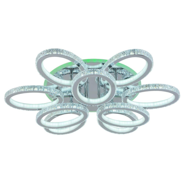 Потолочная светодиодная люстра Profit Light 8033/6+3 CHR Потолочная светодиодная люстра Profit Light 8033/6+3 CHR