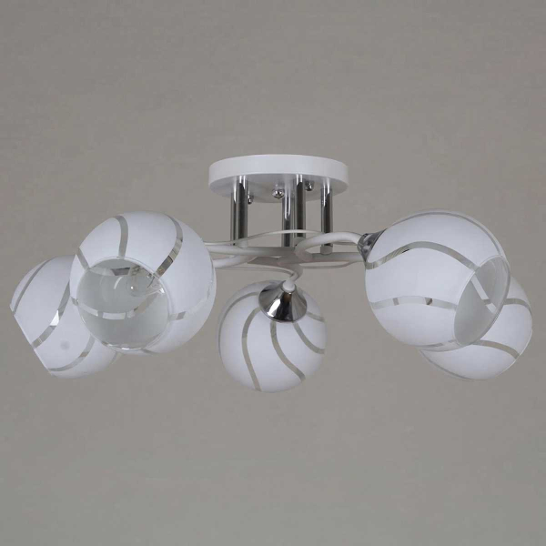 Потолочная люстра Reluce 99360-0.3-05 WH+CR