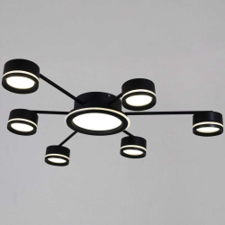 Потолочная люстра Reluce 20590-0.3-3+3+1 Black