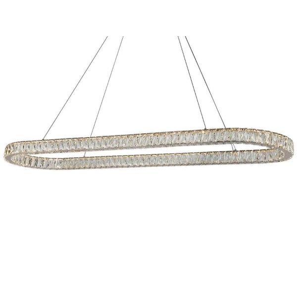 Люстра NEWPORT 8580/140 C oval chrome