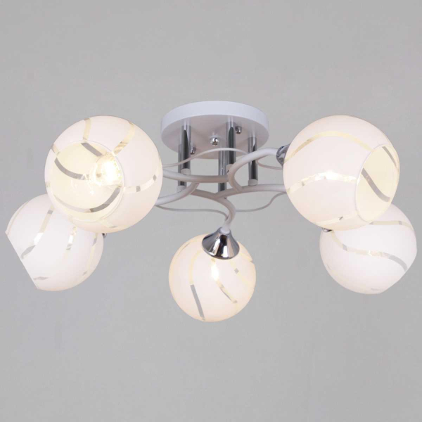 Потолочная люстра Reluce 99360-0.3-05 WH+CR