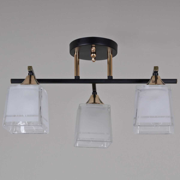 Потолочная люстра Reluce 46460-0.3-03 BK+FG