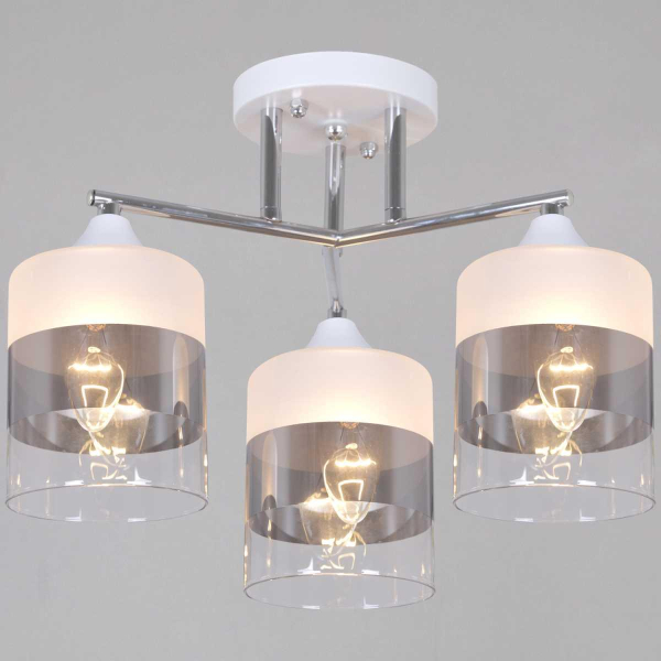 Потолочная люстра Reluce 06916-0.3-03 WH+CR