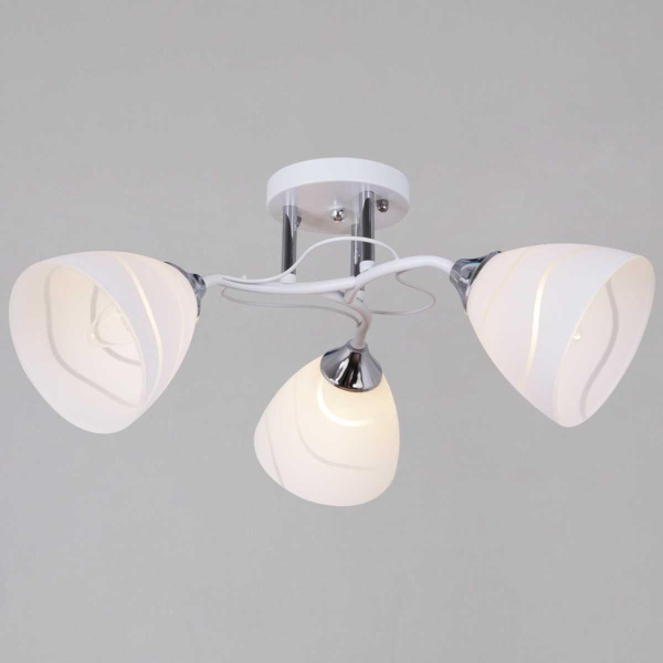 Потолочная люстра Reluce 89360-0.3-03 WH+CR