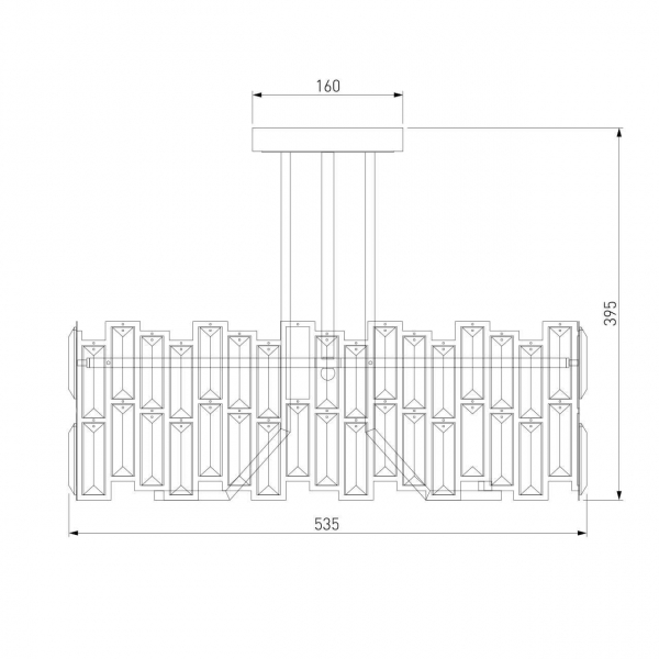 Потолочная люстра Bogates Zolletta 339/5 Strotskis Smart