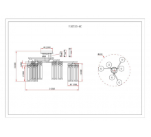 Потолочная люстра Moderli Everly V10753-6C