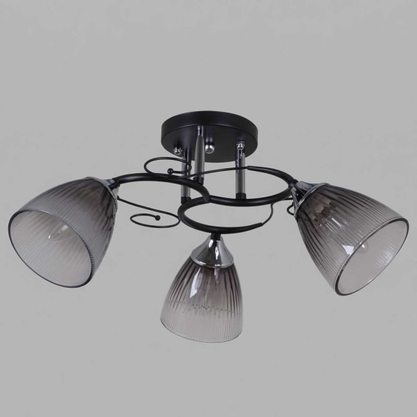 Потолочная люстра Reluce 13560-0.3-03 BK+CR