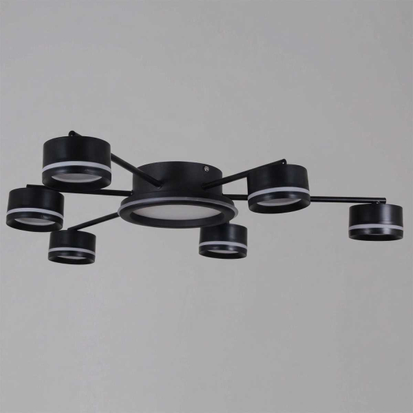 Потолочная люстра Reluce 20590-0.3-3+3+1 Black