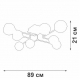 Потолочная люстра Vitaluce V47950-13/8PL