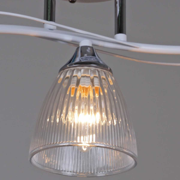 Потолочная люстра Reluce 87360-0.3-03 WH+CR