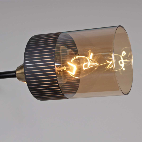 Потолочная люстра Reluce 48460-0.3-08 BK+COPPER