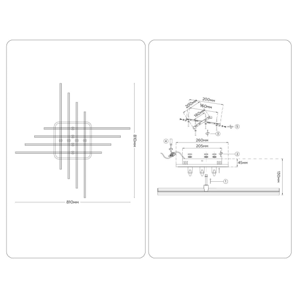Люстра Ambrella Light COMFORT FL6261