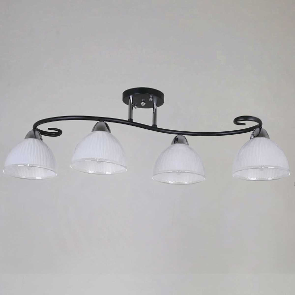 Потолочная люстра Reluce 66360-0.3-04 BK+CR