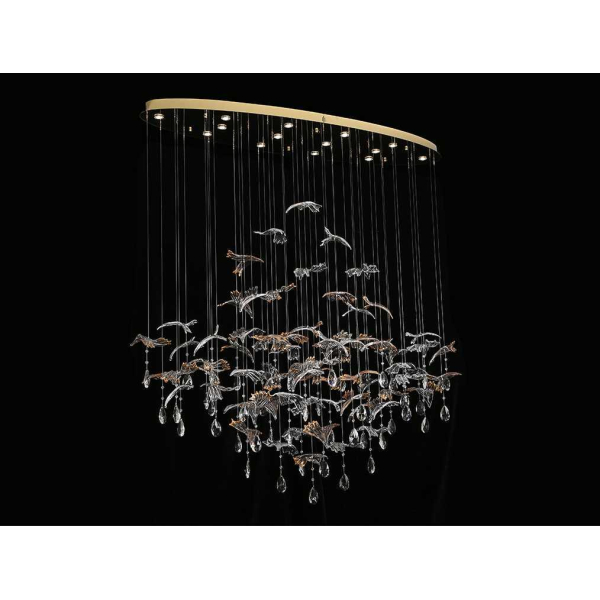 Люстра NEWPORT 8220/140 С oval gold polished