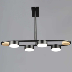 Люстра Reluce 02760-0.3-04 BK+WOOD GX53