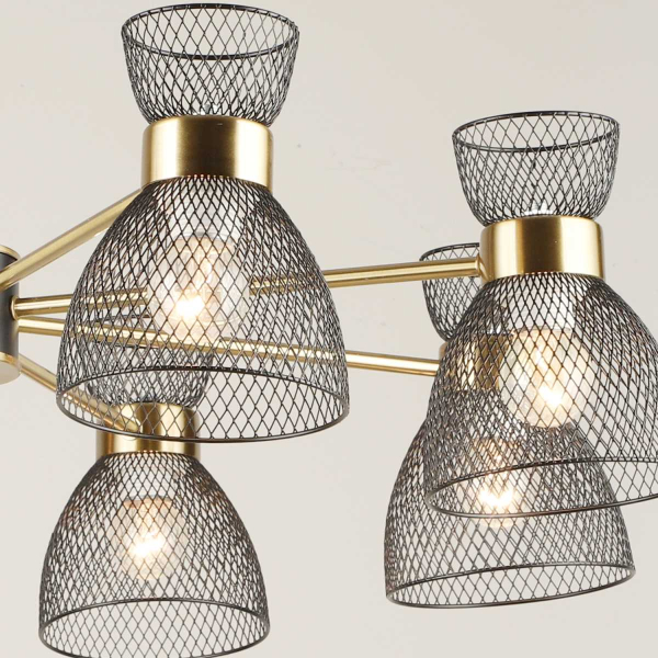 Люстра Reluce 39760-0.3-08 COP+BK