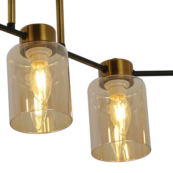 Потолочная люстра Illumico IL6111-5COU-79 BK GD Потолочная люстра Illumico IL6111-5COU-79 BK GD