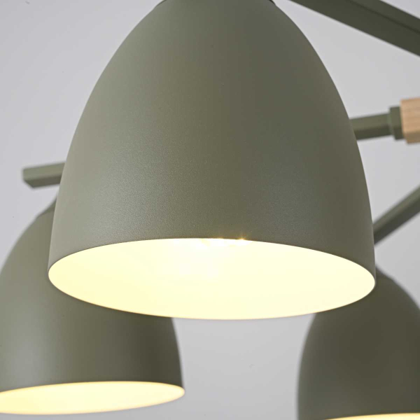 Потолочная люстра Imperium Loft Noa 6 Olive 183463-26