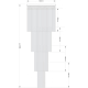 Потолочная люстра KUTEK FILAGO FIL-PLM-10(P)600/500