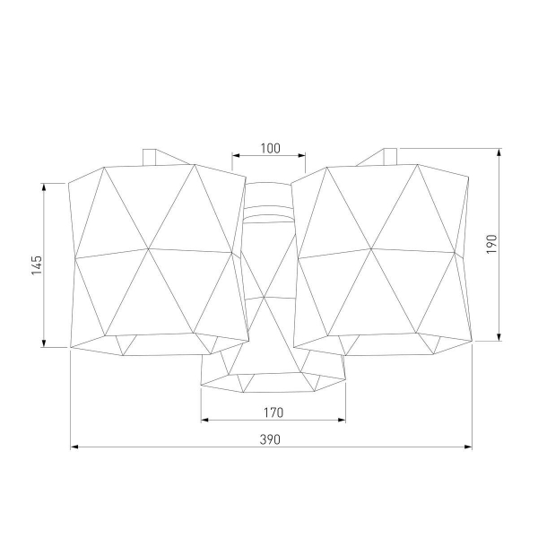 Потолочная люстра TK Lighting 3248 Siro White