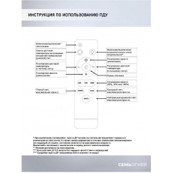 Потолочная светодиодная люстра Seven Fires Dzhena SF5050/16C-WT-RGB